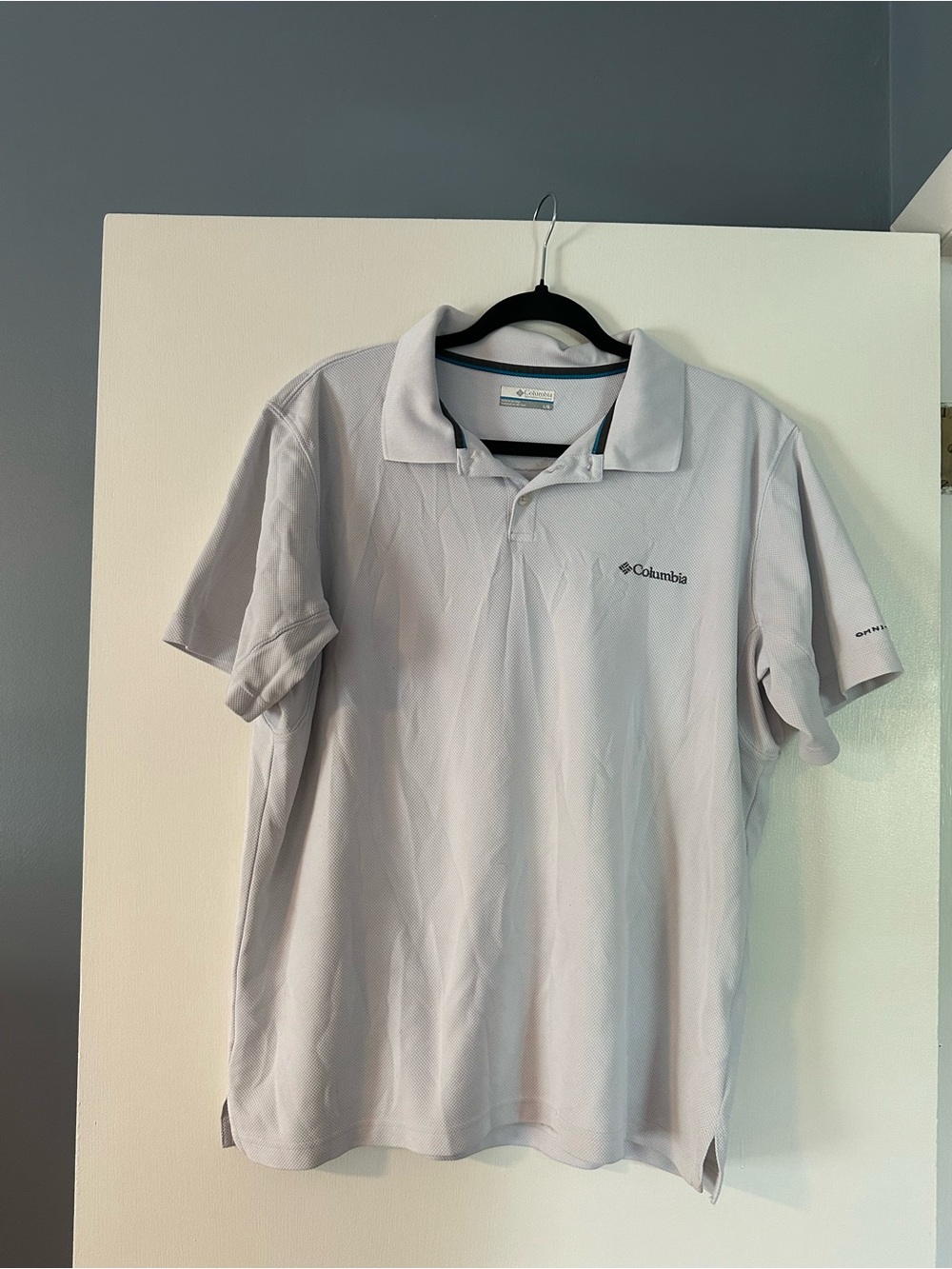 Columbia white/light grey Polo